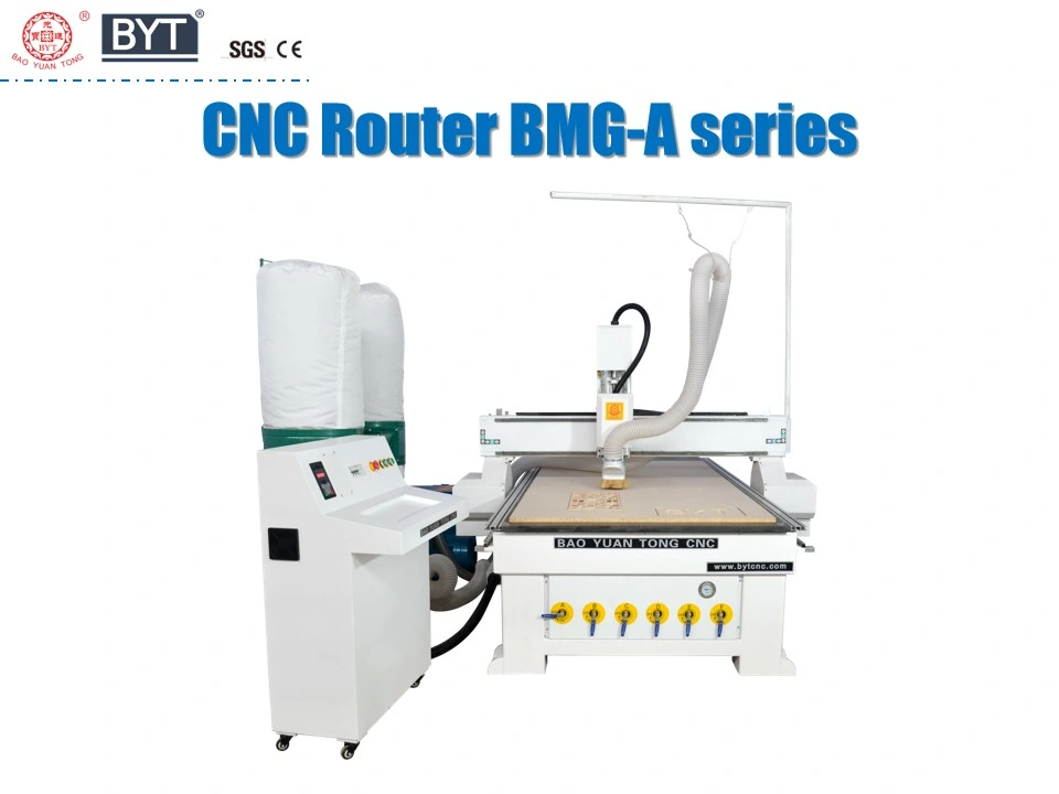 China Factory Price 3D Model Carving 4 Axis Control Wood Carving CNC Router with Rotary 1325