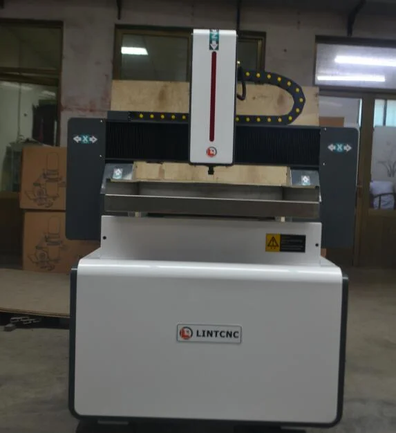 Desktop Mini 6060 CNC Router 4 Axis / 2.2kw CNC Machine for Aluminum/ Copper