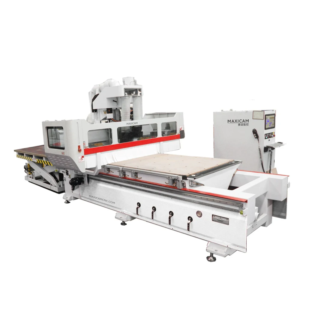 M4-1224D Atc Nesting CNC Auto Loading and Unloading Nesting CNC Router Machine for Wood Furniture